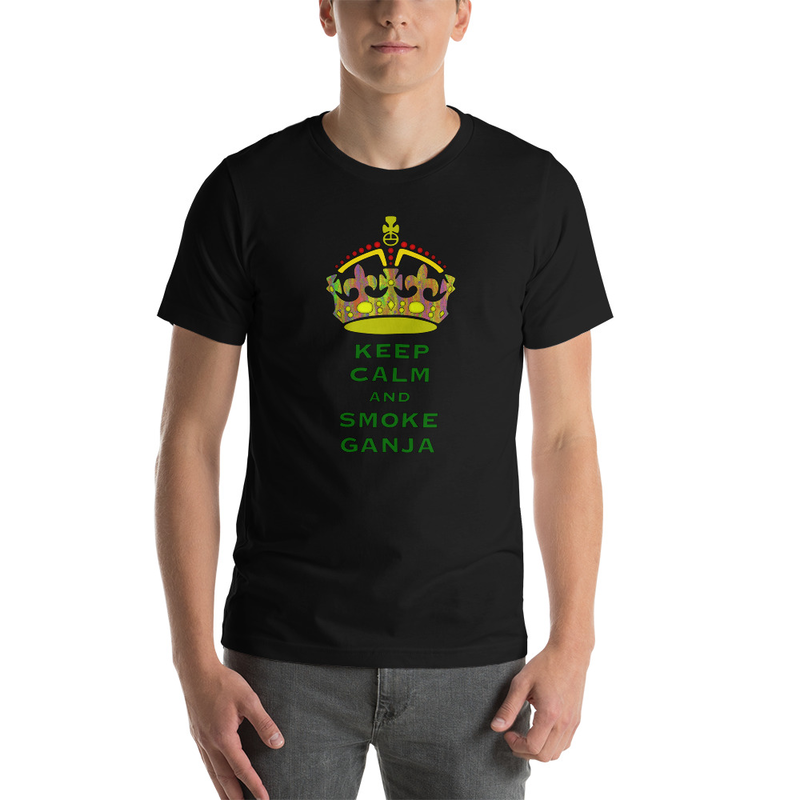 iZoot Ganjart Keep Calm T-Shirt — t-shirts & tees by Ira Zoot
