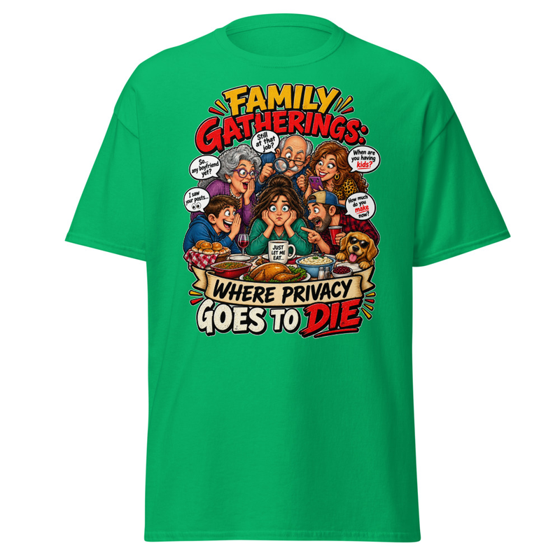 Family Privacy - Unisex classic tee – 2XL, Irish Green