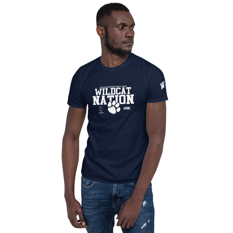 Wildcat Nation T-shirt - HML – XL, Navy