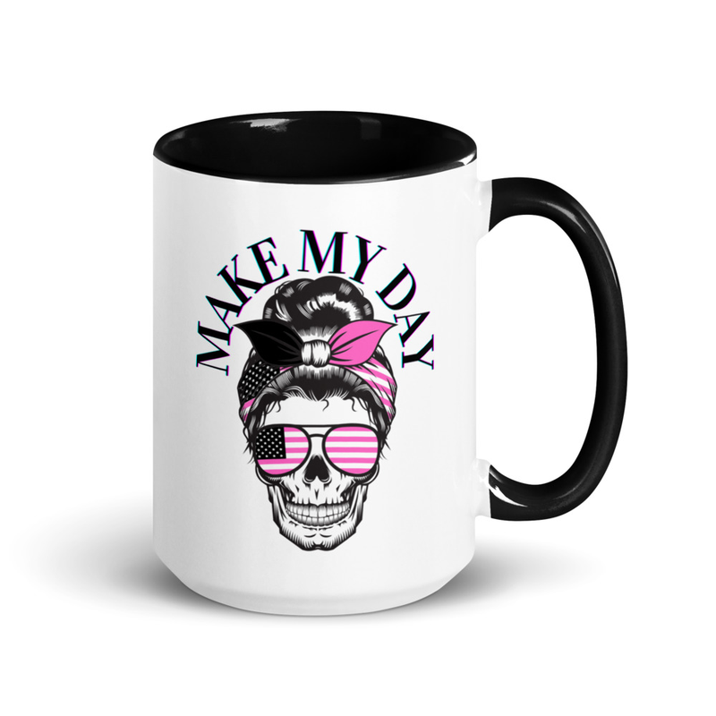 Make My Day WGOAA Mug with Color Inside