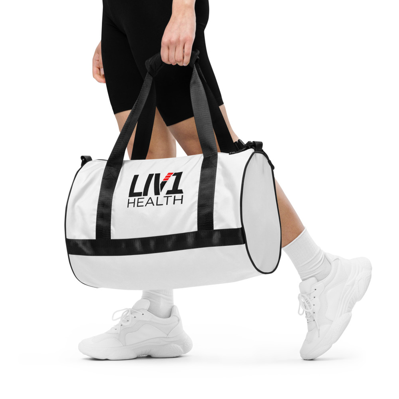 LIV1 Classic All-over Print Gym Bag