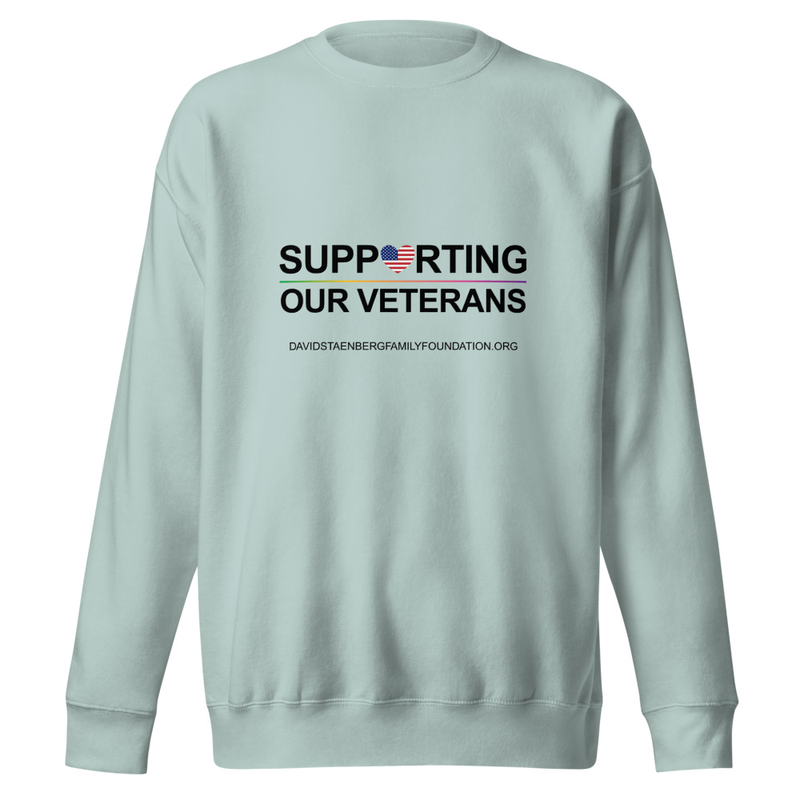 Unisex Premium Sweatshirt | Veteran's Day v1 – XL, Agave
