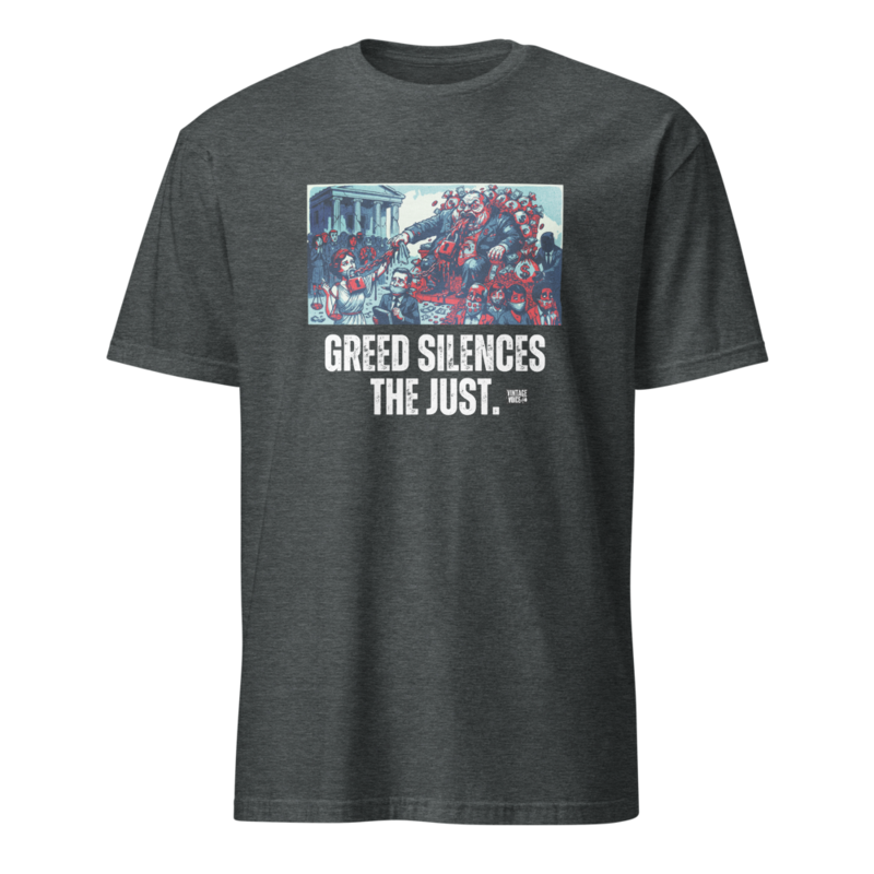 GREED silences THE JUST – S, Dark Heather