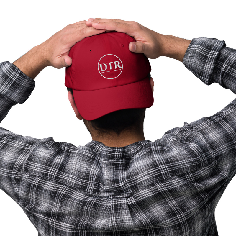 Dad Hat White Logo