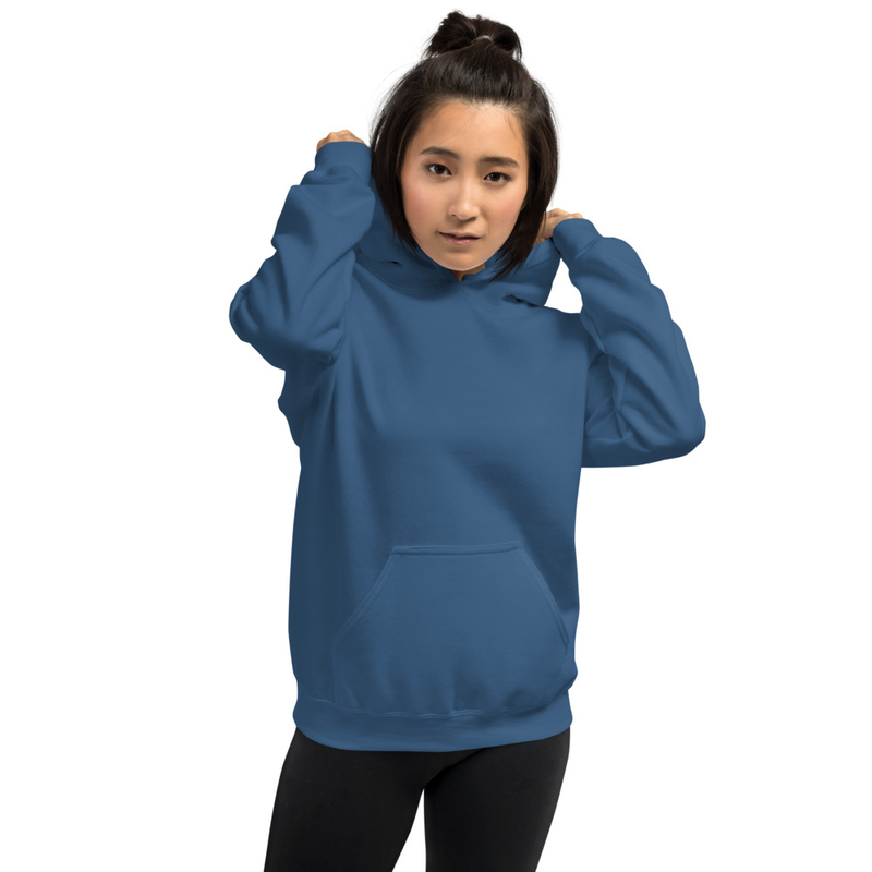 Steady Horse Logo Hoodie – S, Indigo Blue