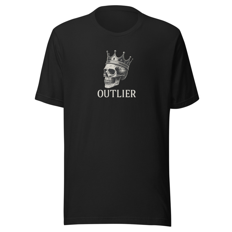 CROWN SKULL Tee – XS, Vintage Black