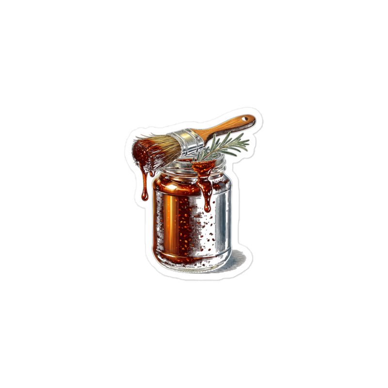 Mop Sauce Sticker mockup