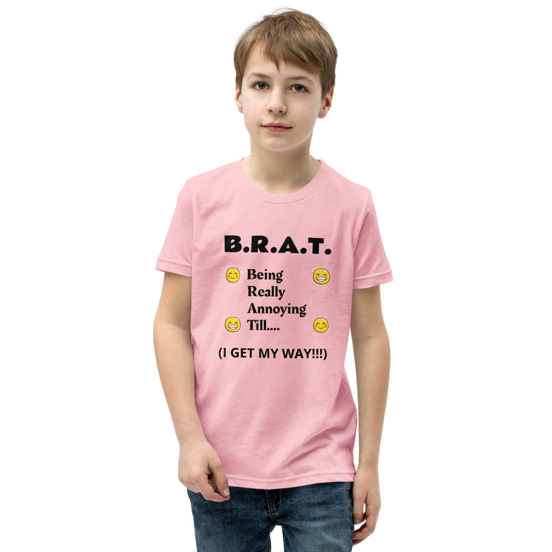 B.R.A.T. Youth T-Shirt – S, Pink