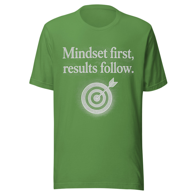 Mindset First Results Follow - Midnight Tone – S, Leaf