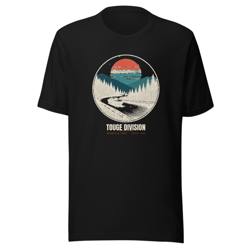 Touge Division Tee mockup
