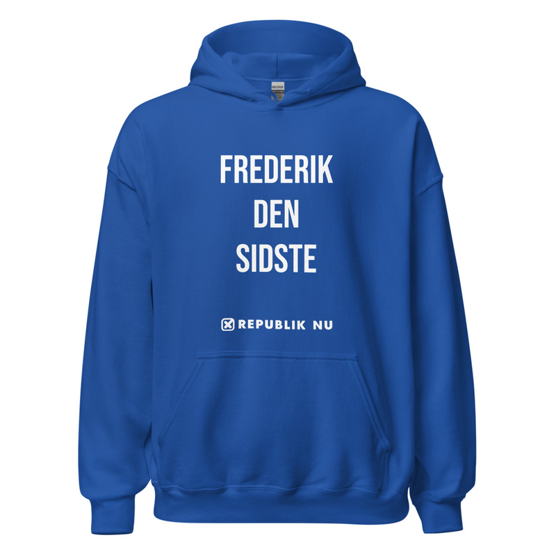 Hoodie Frederik den Sidste – Blå