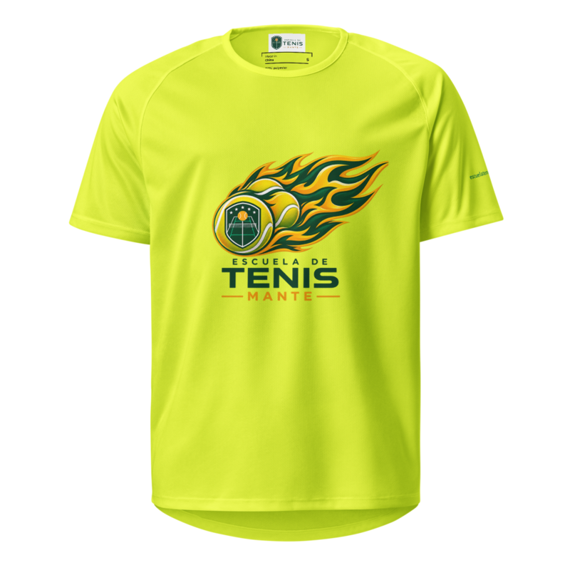 Playera On Fire | Escuela de Tenis Mante – XL, Neon Yellow