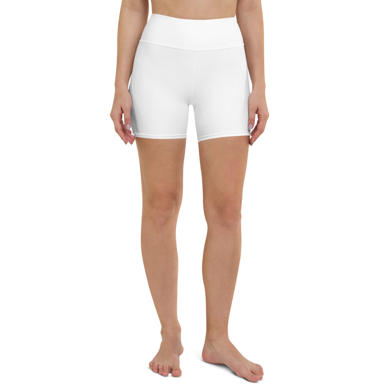 A'shon Galaxy Logo Yoga Shorts
