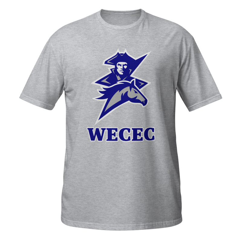 WECEC Short-Sleeve Unisex T-Shirt – XL, Sport Grey
