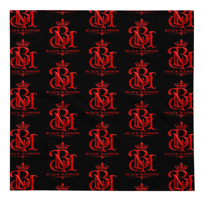 BLACK MANSION™ - LARGE BANDANA
