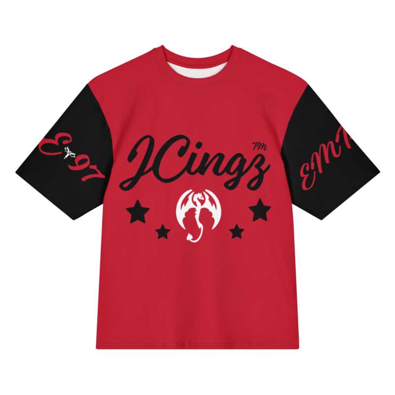JCINGZ "WHITE DRAGON" - HEAVY OVERSIZED T-SHIRT