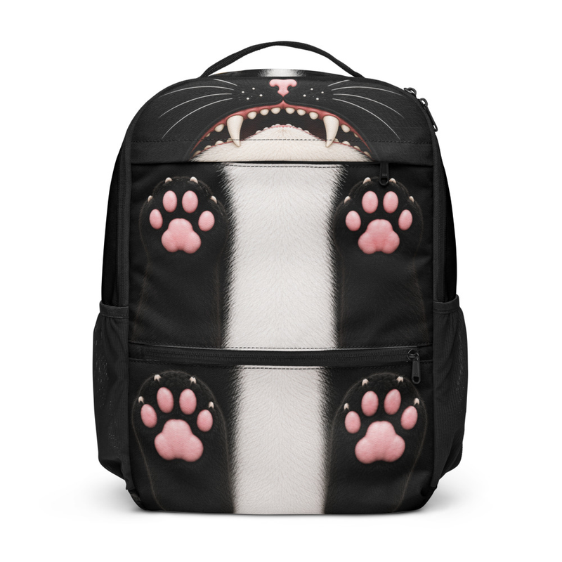 Tuxedo Cat Shark Utility Backpack