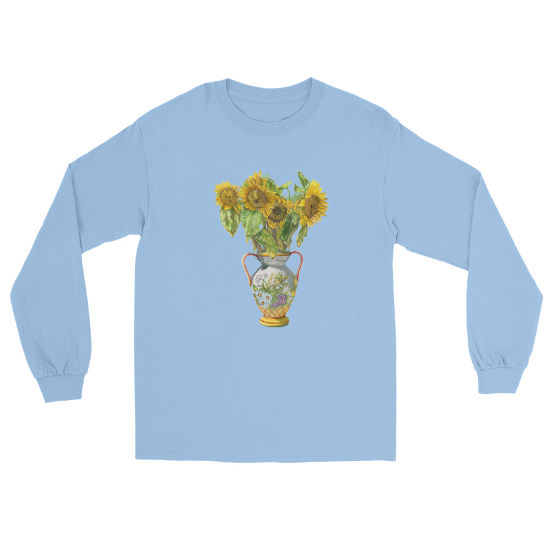 Sunny - Unisex Long Sleeve Shirt – XL, Light Blue
