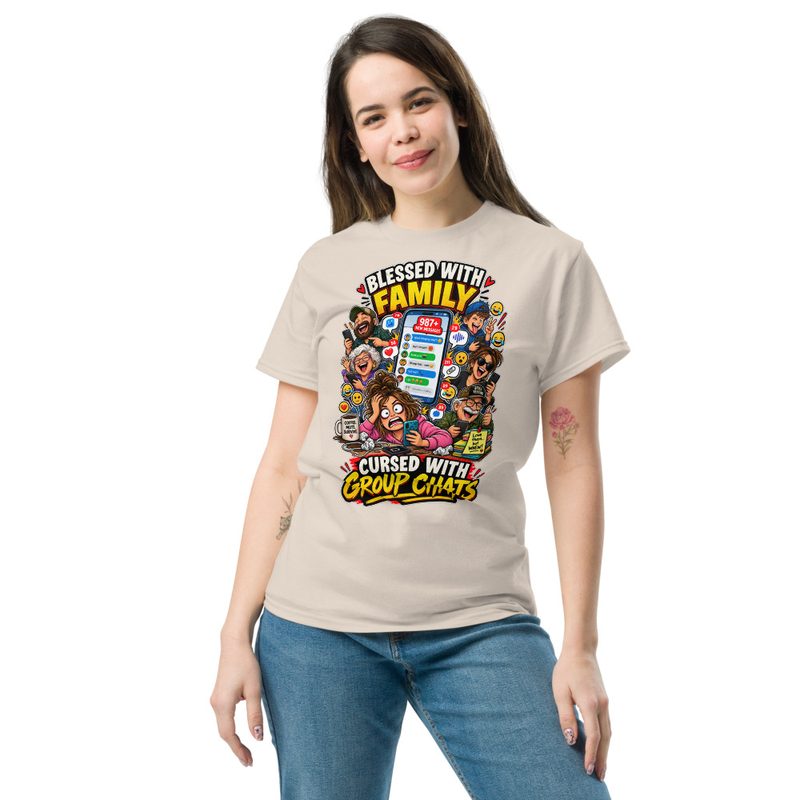 Group Chat - Unisex classic tee – 2XL, Natural