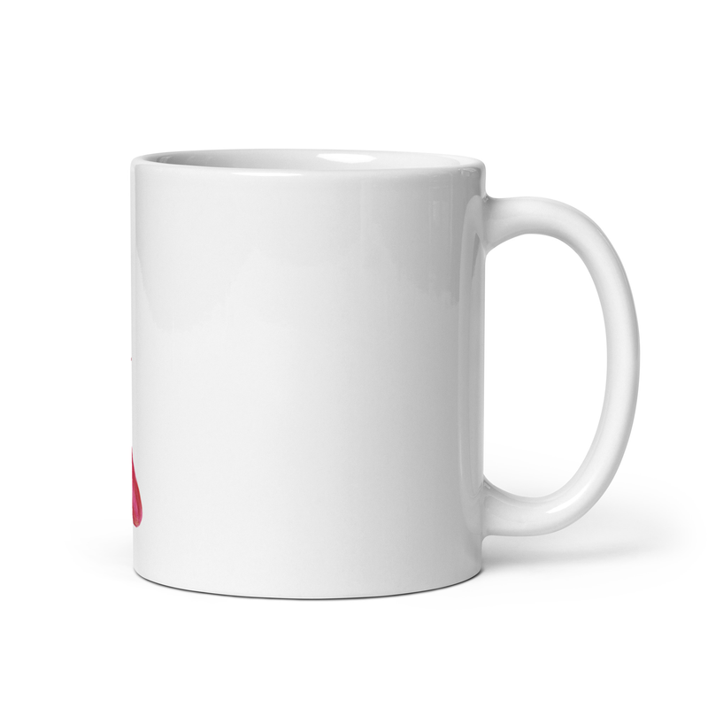 Buzzed Too - White glossy mug
