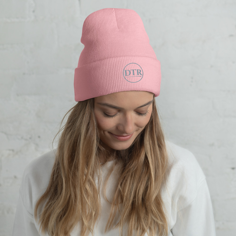DTR Cuffed Toque/Beanie Grey Logo