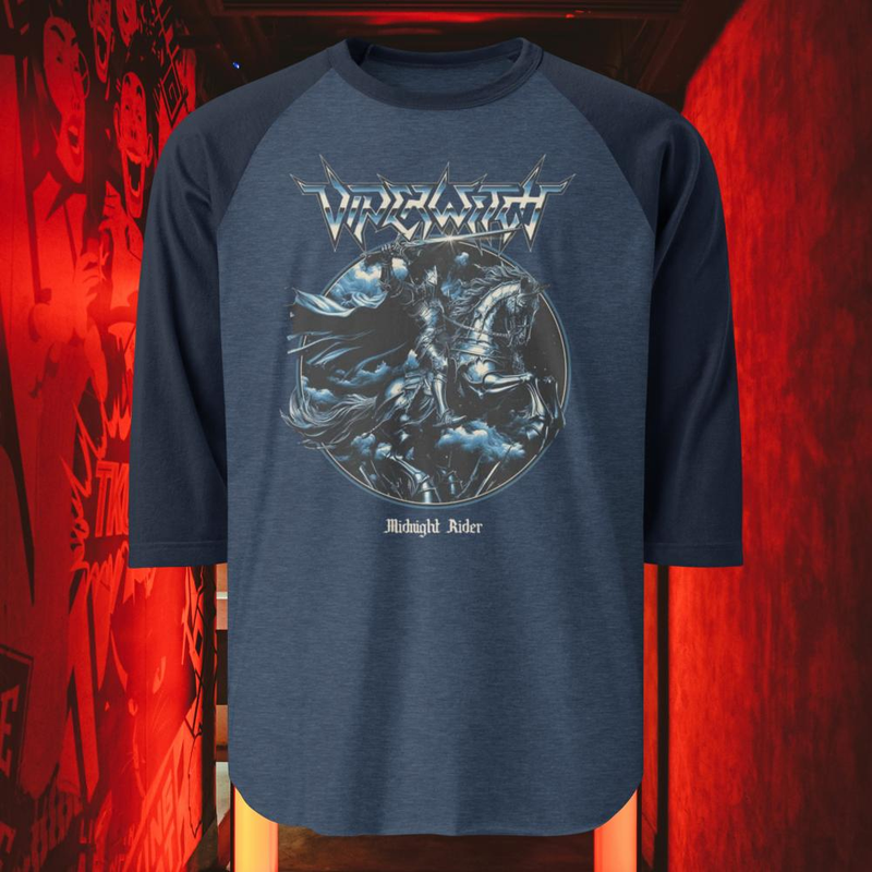 3\4 Baseball Tee - Midnight Rider (Unisex)