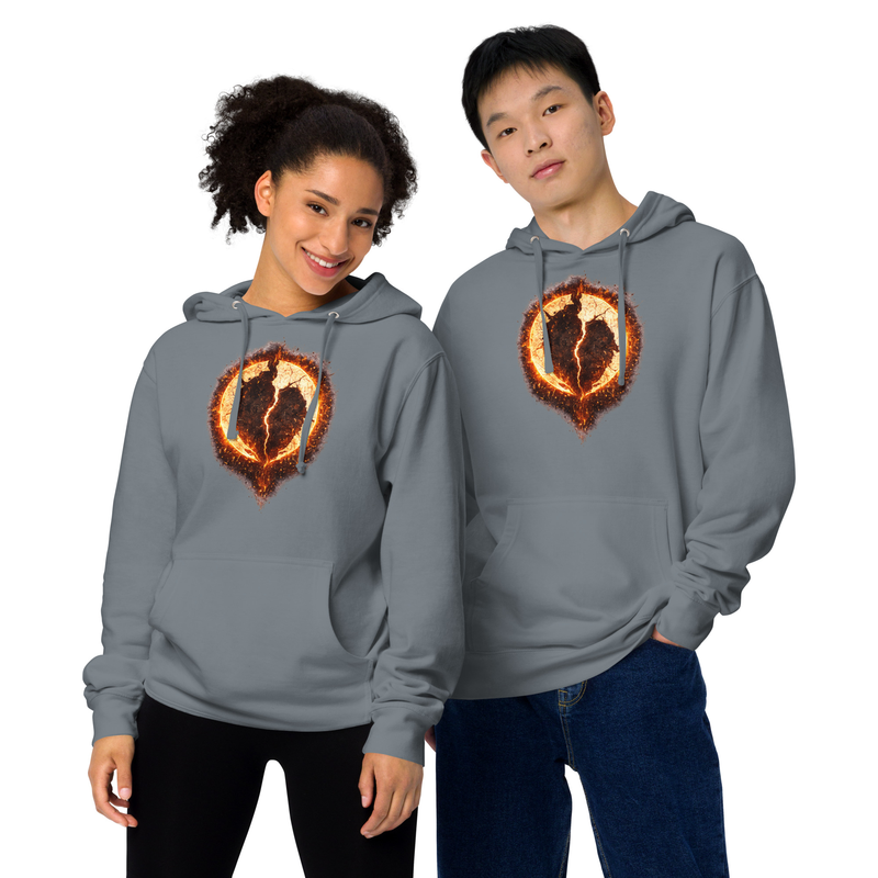 Aham Vadh Unisex Midweight Hoodie / Storm Blue / S