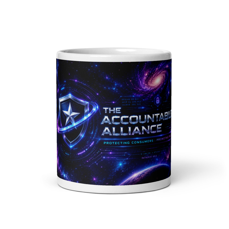 White glossy mug