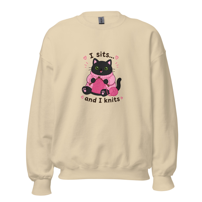 Snaggletooth Knitting Jumper – 3XL, Sand