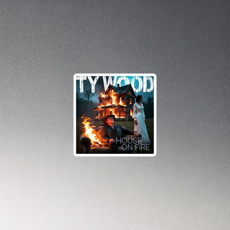 House on Fire Magnet