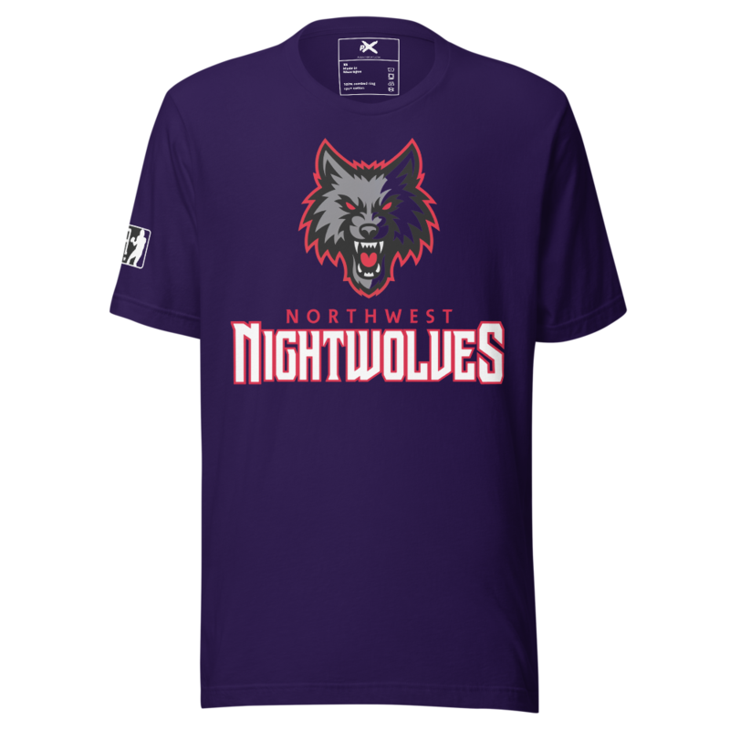 Northwest Nightwolves - Purple Logo Tee
