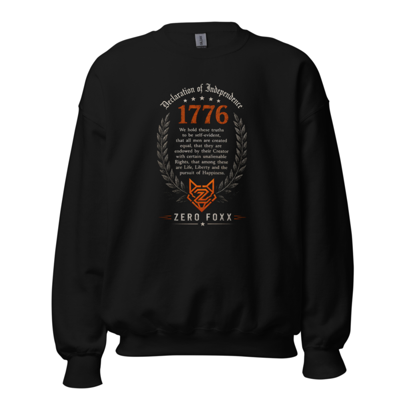 1776 — The Declaration | Sweatshirt — Black / S