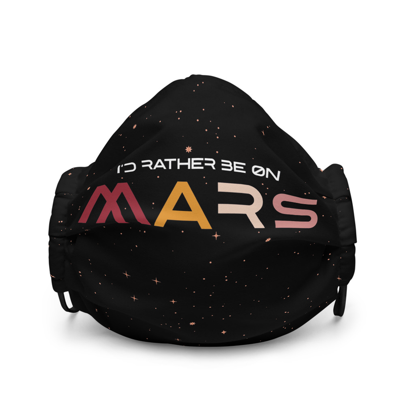 I’d Rather Be on Mars Face Mask Mars Ingenuity Collection