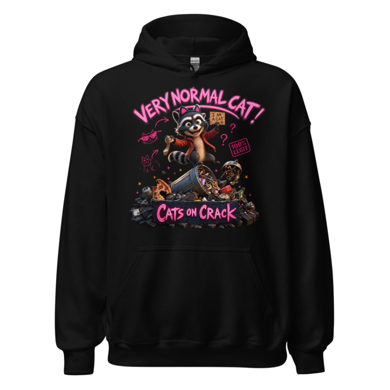 Very Normal Cat Hoodie
