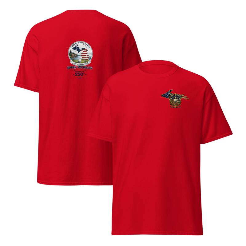 Alger Country Veteran's Golf Out Logo #3 Unisex classic tee