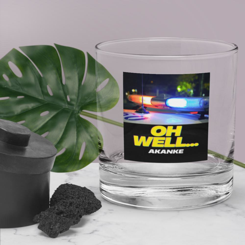 Oh Well on the rocks glass