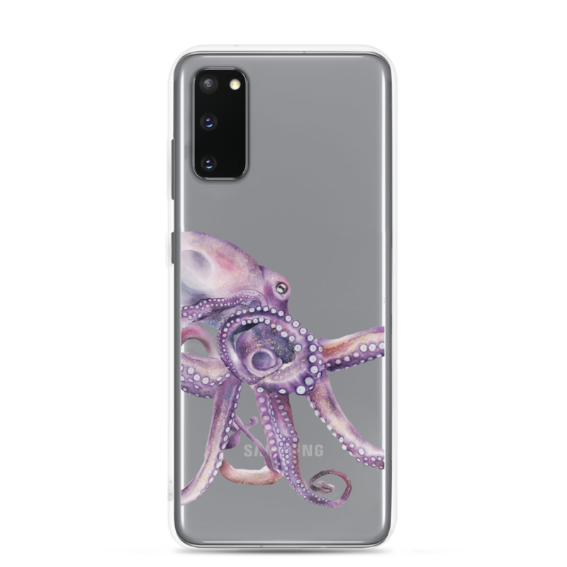 Watercolor Octopus Clear Case for Samsung® – Samsung Galaxy S20