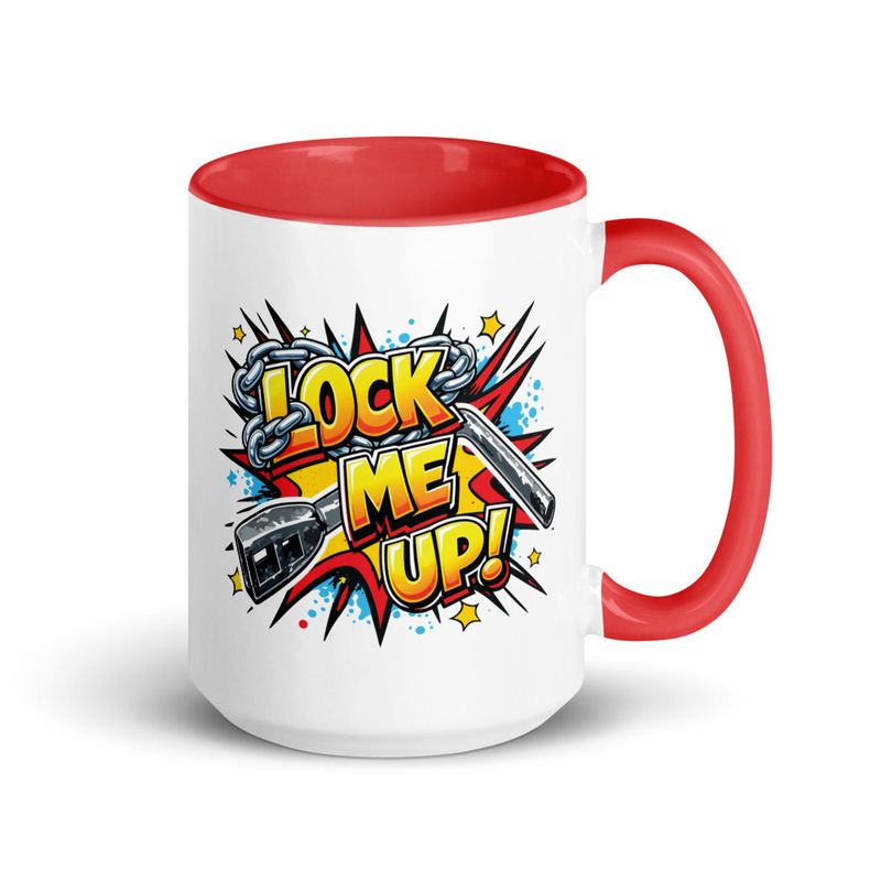 Lock Me Up Mug (with colour inside)