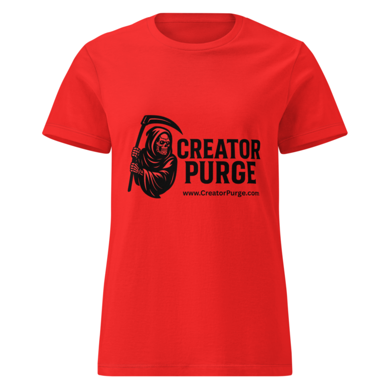 Women’s Creator Purge Logo Softstyle T-Shirt in Red