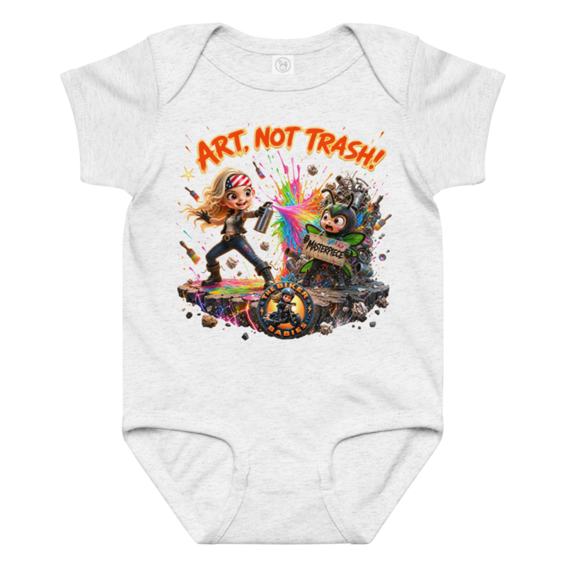 Art Not Trash Baby Grow