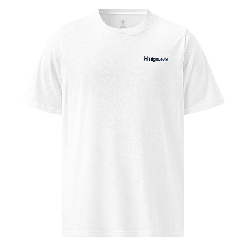 HighLevel Unisex athletic shirt – M, White