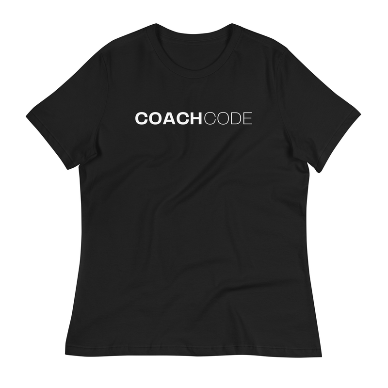 Women's Relaxed T-Shirt – XL, Black