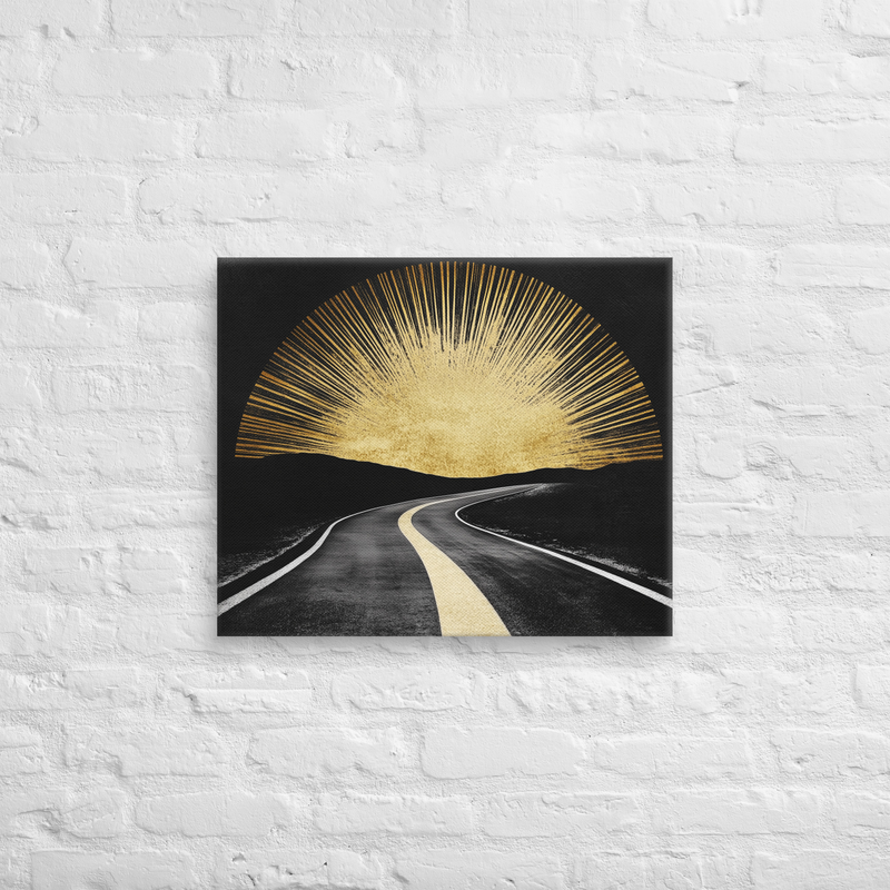 Contemporary Art | Road to Success on Canvas | Big Wall Art Decor