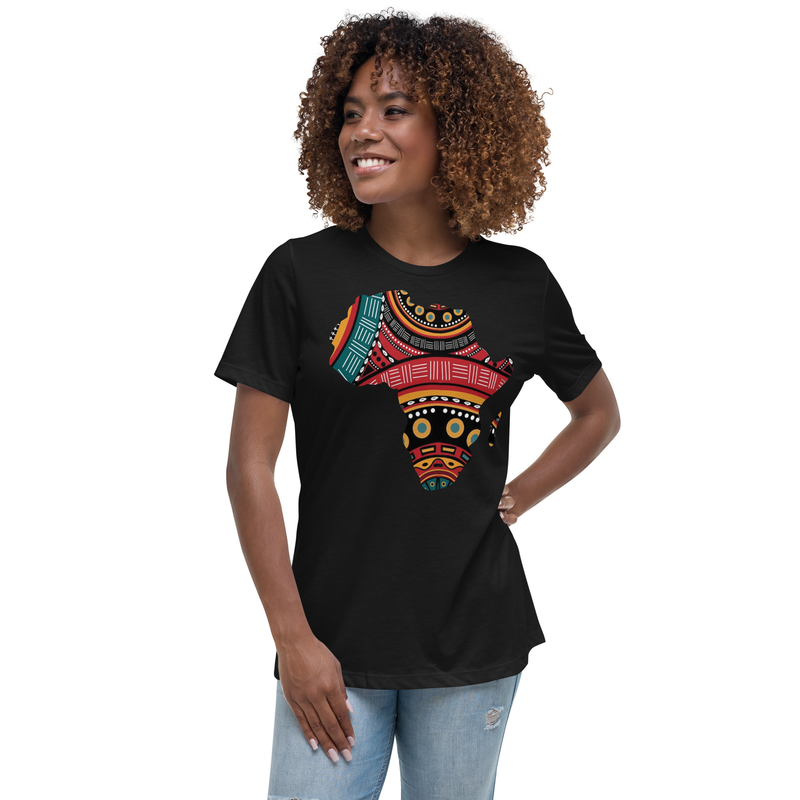 AFRIKA Women's Relaxed T-Shirt – XL, Black