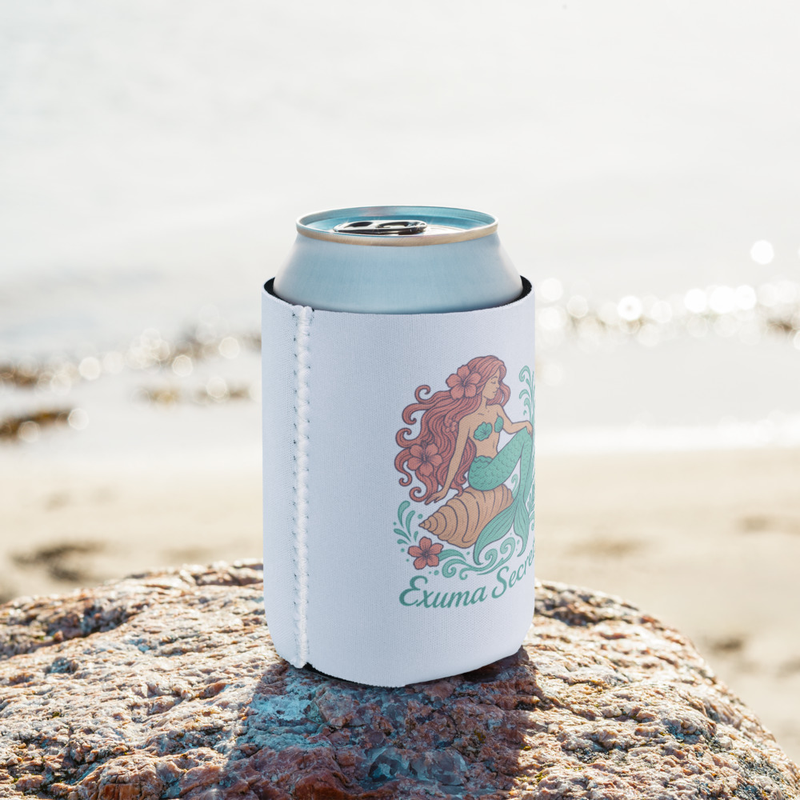 Seashell Siren Can cooler