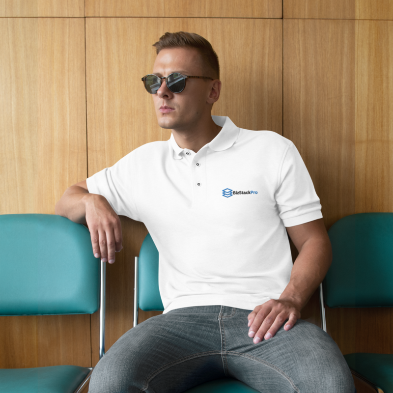 BizStackPro Men's Premium Polo