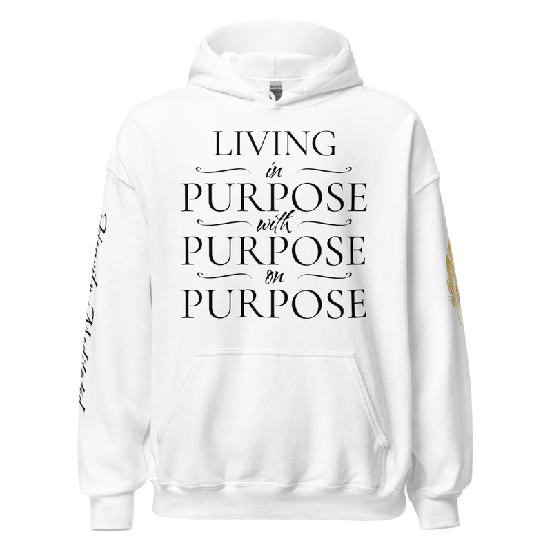 Soft Hoody - in with on Purpose – S, White
