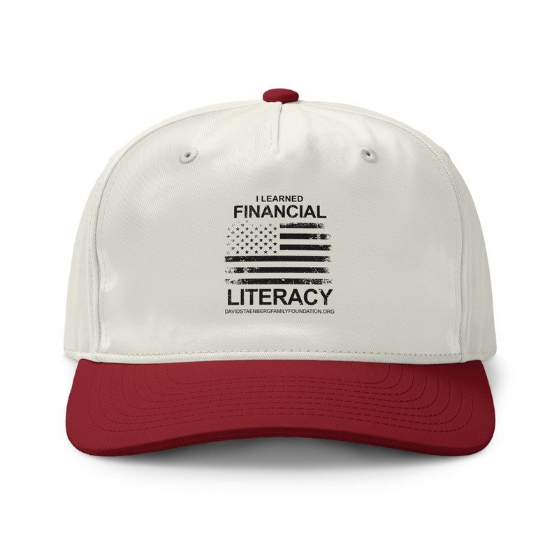 Class two-tone cap | Veteran's Day v2 – One size, Natural / Cardinal