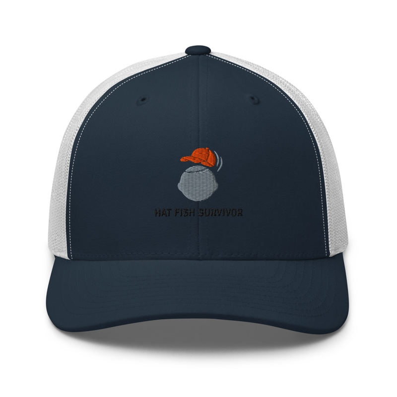 Trucker Cap – One size, Navy/ White