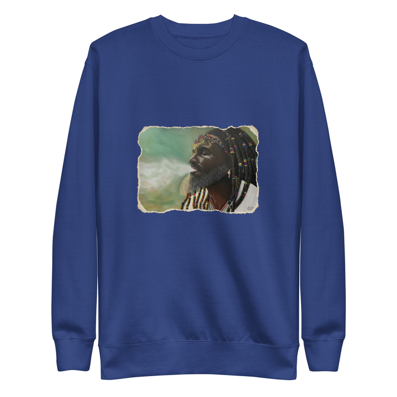 Mellow King - Unisex Premium Sweatshirt – M, Team Royal